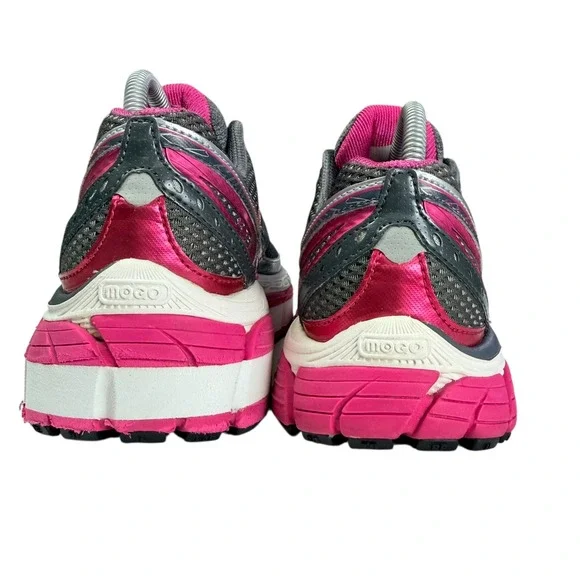 Brooks Glycerin 10 Womens 9.5 Running Sneakers Gray Pink Athletic Shoes - Picture 9 of 11